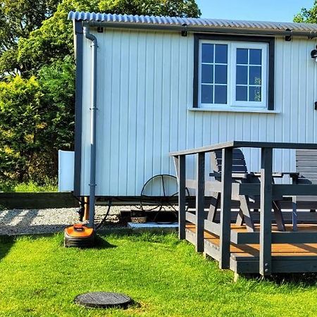 Small Cozy Shepherd Hut 20 By 7 Feet With Boxed In High Double Bed Balmacara Extérieur photo