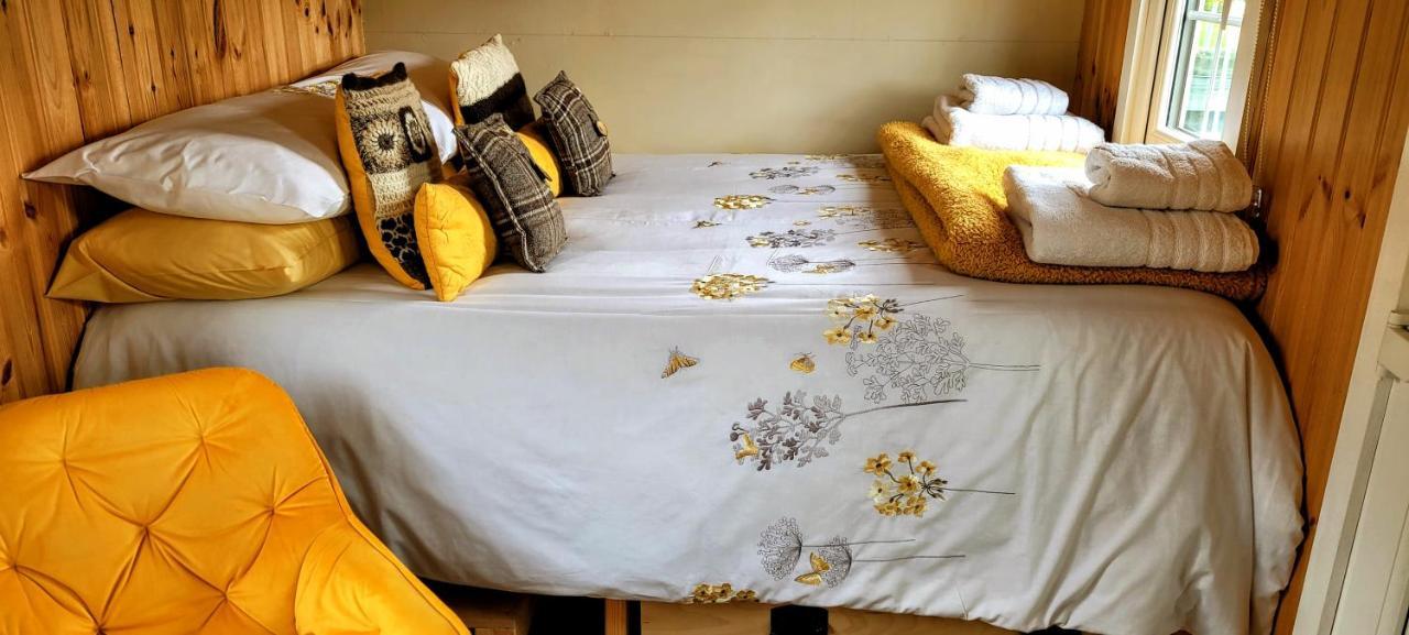 Small Cozy Shepherd Hut 20 By 7 Feet With Boxed In High Double Bed Balmacara Extérieur photo